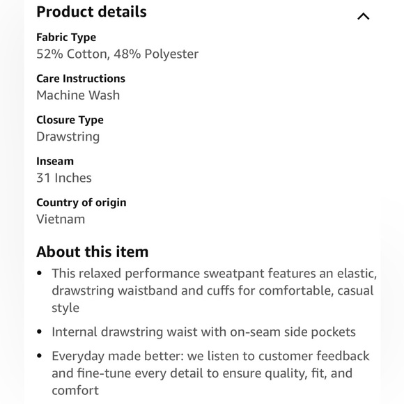 ($25) Amazon Basics Sweatpants Bundle, Size Men’s XS - Picture 5 of 8